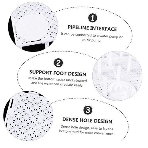 Abaodam 10Pcs Aquarium Bottom Plates Versatile Isolation Divider System for Fish Tanks Efficient Water Permeability for Breeding Fish Aquarium