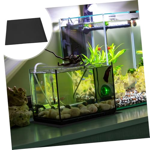 Toddmomy Aquarium Bottom Mat Thickened Nonslip Cushioning Pad for Fish Tank Cuttable Design and Non Skid Support for Aquatic Environments