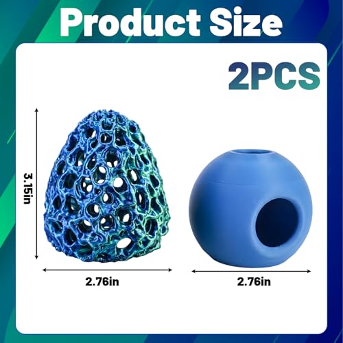 2PCS Shrimp Hides for Aquarium, Shrimp Hide and Aquarium Shrimp Hideout, Decor Caves for Shrimp Tank Accessories
