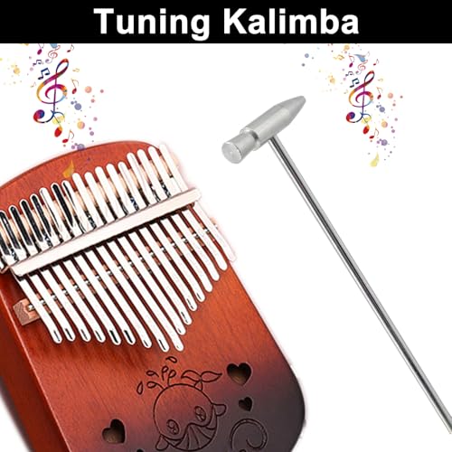 Small Hammer for Tuning Kalimba Thumb Piano, Craft hammer Mallet for Small Projects, Jewelry Making, Watch Band, Handcraft, 2 Pcs - color: 6.3" Little Hammer, 2 Pcs