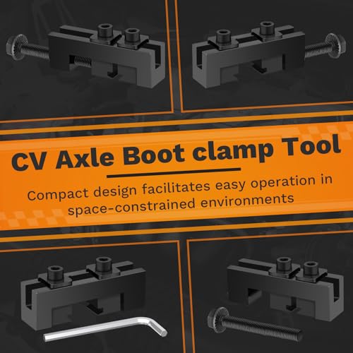 ecocstm CV Boot Clamp Pliers, CV Axle Boot clamp Tool, Single Ear Hose Clamp Plier, Joint Boots Clamp Pliers, Widely Used Shaft Clamping Tool, Fits Most Car Models,OEM 09521-24010