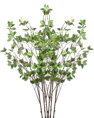 SzJias Artificial Branches for Vase Faux Stems Greenery Plant Stems for Vase Fake Tree Branches (6 Branches, 41.7 inch/Branches)