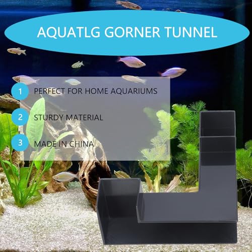 Shrimp Cave Aquarium Tunnel Hide for Corner Cave for and Fish Underwater Adventure Decoration
