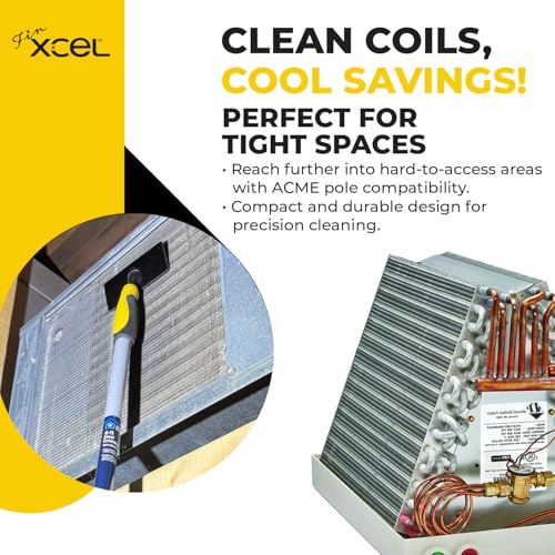 HVAC Coil Cleaner Brush for AC Evaporator & Condenser Coil Cleaning