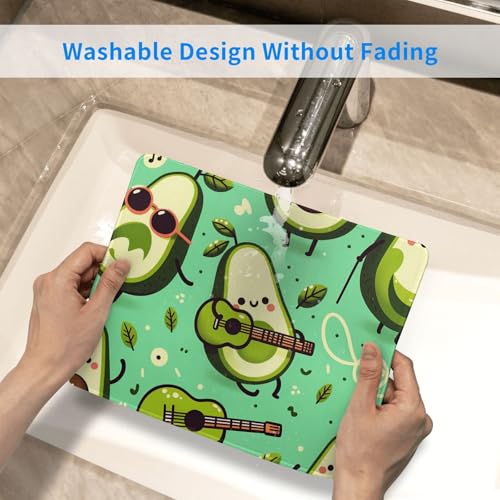 Cute Funny Avocado Fruit Fashion Mouse Pad,Pad Mousepads with Non-Slip Rubber Base for Laptop Desktop Computer, 8.3 X 10.3 in - color: Cute Funny Avocado Fruit, size: 8.3L x 10.3W inches