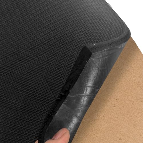 2 Packs 23.6 x 15 Inch Aquarium Fish Tank Leveling Pad, 6mm Thick Foam Fish Tank Mat Non-Slip Neoprene Foam Shockproof Easy Cut for Water Stable Floor Protection Black - size: 23 x 15 Inch, style: Adhesive-backed