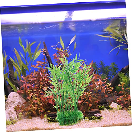 UPKOCH 2Pcs Compact Decorative Aquarium Plant Realistic Fake Plant for Desktop Aquarium Decor for Fish Tank Landscaping Durable Design Creates Unique Artistic