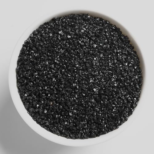 Boniosz 5lb Succulents and Cactus Black Sand, Décor & Additive Tiny Stones,DIY Rocks Gravel for Bonsai, Fairy Gardening, Terrarium, Vases Fillers - color: Black Sand, size: 5lb