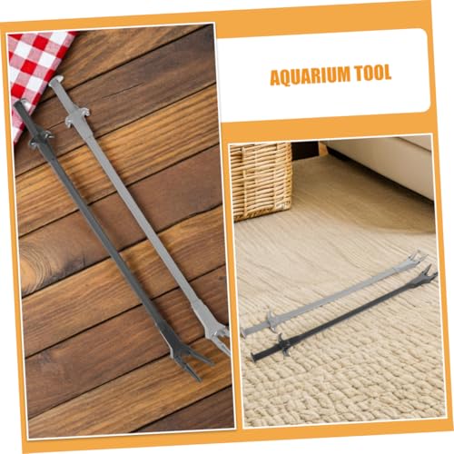 BESTonZON 4pcs Extra Long Aquarium Tweezers Precision Tool for Planting Feeding and Cleaning Fish Tanks Durable Aquascaping Tools for Water Plants Maintenance