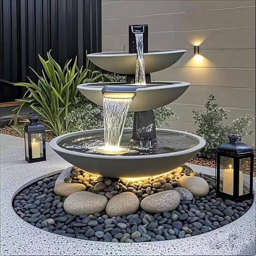 FANTIAN 20 lbs Black River Rocks for Landscaping, 1-2 Inch Stones Natural Decorative Black Pebbles for Planters Aquarium Outdoor Garden Walkways Paving and Yards - color: Black, size: 20 lbs, 1-2 Inch