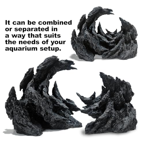 Fish Tank Decor Rocks.Aquarium Decoration Model.Easy Superior Aquascape (Perched Canyon-15inch)