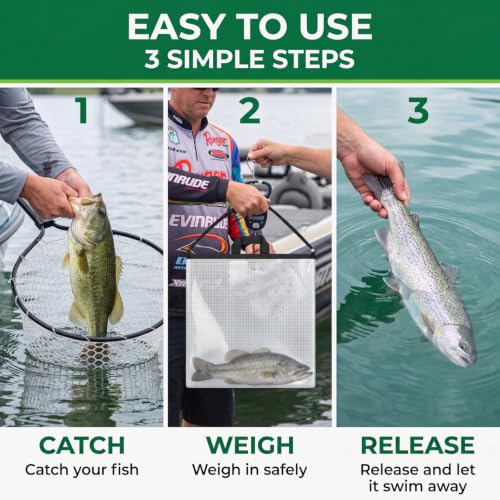 WinnerWhy 2 pcs Fishing Tournament Weigh-In Pouch 24” x 24” Waterproof Live Catch & Release Sack Airtight Fish Handling Gear for Bass & Walleye Competitions