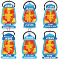 40PCS Sunday School VBS Crafts Bulk: Paper Oil-Lamp Nativity Suncatchers,Jesus Religious Christian Classroom Camping Activity DIY Kits Gifts Church Decorations,Window Stained Glass Effect Art Supplies - style: oil lamp