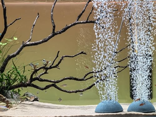 kathson Mineral Airstones Bubble 4.7 Inch Ball Shape Diffuser Airstone for Aquarium Fish Tank Pump and Hydroponics(2 Pack) - size: 4.7inch，2PCS