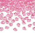 Fake Ice Rocks, 150 PCS Pink Acrylic Ice Rocks Pink Fake Crushed Ice Cubes,Vase Fillers for Valentine's Day - color: Pink-16*22mm-150pcs