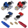 Aluminum Emergency Gladhand Valve Universal Glad Hands and Air Hose Brake Coupling Service Handshake Anodized Aluminum Glad Handle for Truck Semi Trailer RVs