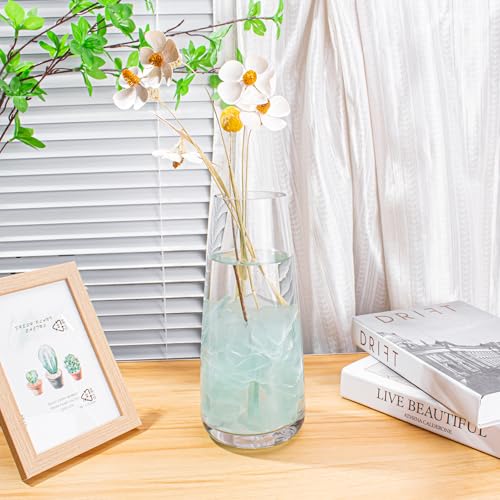 Keedolla Tumbled Sea Glass for Crafts - 10 OZ White Flat Frosted Seaglass Pieces for DIY Art Crafts, Vase Filler, Beach Weddings, Aquarium and Home Decor - color: White, size: 10 OZ / 0.63 LB