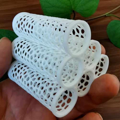 Fish Tank Decor Shrimp Tank Accessories Aquarium Cave Shrimp Hideout Reptile Hideout Habitat Cave for Fish and Shrimp to Swim (White) - color: White
