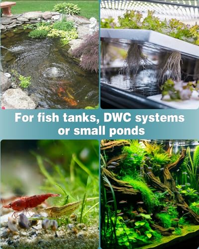 Pawfly Air Stone 2 Inch, Aquarium Air Stone Ball Bubbler Airstone Oxygen Diffuser for Pump Fish Tank Buckets Small Pond and DWC System, 2 Pack - color: 2 Pack(Grey)