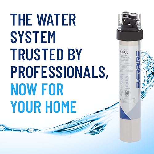 Pentair Everpure EF-6000 Full Flow Drinking Water System, EV985500, NSF Certified to Reduce Lead, Includes Filter Head, Cartridge, and All Hardware, 6,000 Gallon Capacity, 0.5 Micron - size: 6,000 Gallon, style: System