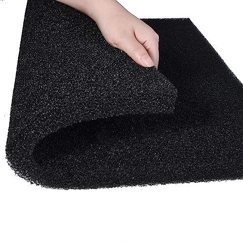 ALEGI Aquarium Sponge Filter Pad, Bio Filter Media Foam Sponges, Cut-to-Size Foam for Fish Tank (20"x20"x1" (20PPI)) - size: 20"x20"x1" (20PPI)