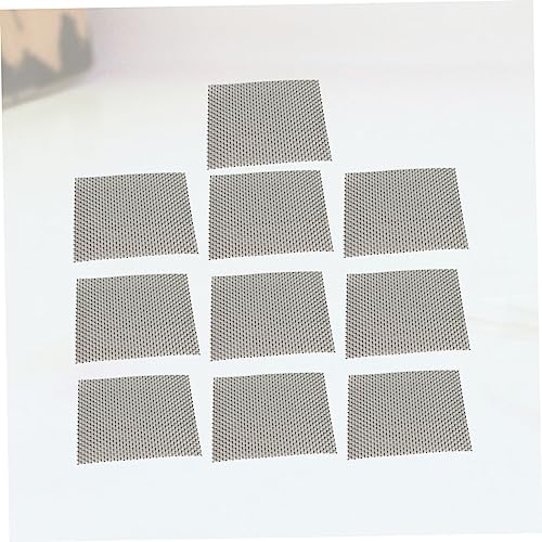 GANAZONO 10pcs Stainless Steel Mesh Fixed Net for Fish Tank Water Grass Moss Holder Rustproof Aquarium Accessory Easy to Install for Aquatic Plants