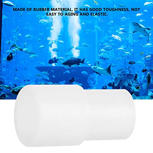 5Pcs Aquarium Water Tube Rubber Pipe Adapter Set, Transparent Hose Reducing Connector for Fish Tank, Dual - Size Silicone Tubing Fitting with Flexible Rubber Material for Aquarium (M 62x50cm / - size: M 62x50cm / 24.41x19.69in