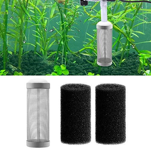 12mm Stainless Steel Aquarium Filter Inflow Inlet Basket Mesh Shrimp Guard for Aquarium Percolator with Fish Pre-Filter Intake Sponge Cover - size: 12mm