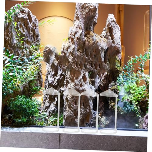 Abaodam 5pcs Mist Maker Water Fountain Mister Rockery Humidifier Splash Guard Splash-Bracket for Rockery