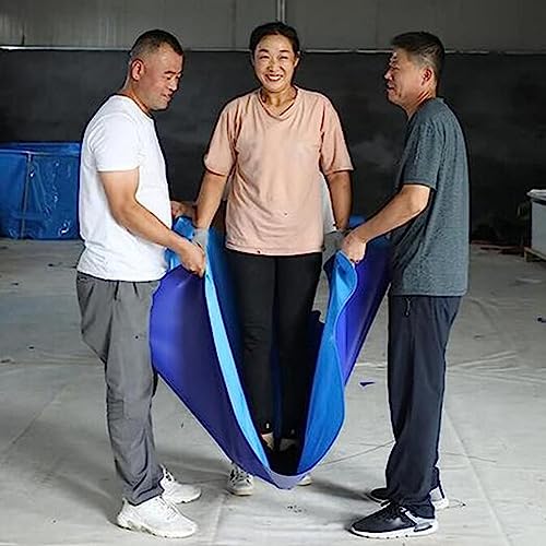 Outdoor Aquarium Water Tank PVC Canvas with Stand Collapsible Water Bucket for Camping Washing Fishing Fish Culture Seafood, Rectangle Pool Above Ground(1.5X1X0.7m) - size: 1.5X1X0.7m