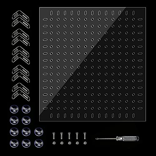 Aquarium Divider Clear 10 Gallon/20-Gallon (EH) Fish Tank Divider with Suction Cups Accessories - size: 10gal(9.78"*11.4")