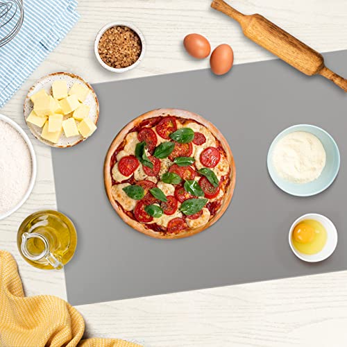 Large Silicone Heat Resistant Mat 78.7” x 15.7”, Nonslip Silicone Mats for Kitchen Counter, Countertop Protector, Nonstick Waterproof Craft Mat Table Placemat, Gray - color: Gray, size: 78.7"L x 15.7"W