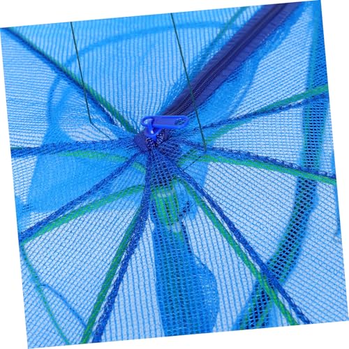 Abaodam Portable Thickened Square Fishing Net Cage for Shrimp Fish and Eels Foldable Design for Easy Storage Mesh for Freshwater and Use