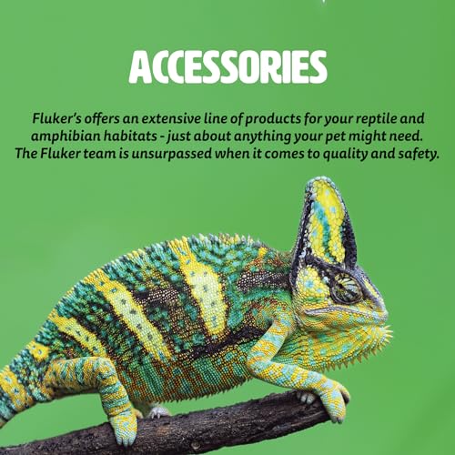 Fluker's Metal Screen Cover Clip for Reptile Terrariums - size: Large