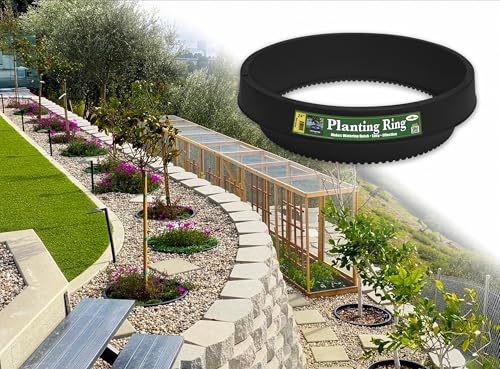 6-Pack 24-inch Tree Planting Rings – Deep Root Watering Basin & Edging. - size: 24" - 6 pack