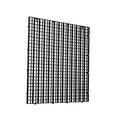 Aquarium Fish Tank Bottom Isolation 4 Pcs, Plastic Egg Crate Grid Divider Tray Egg (L 4pcs Black) - size: L 4pcs Black