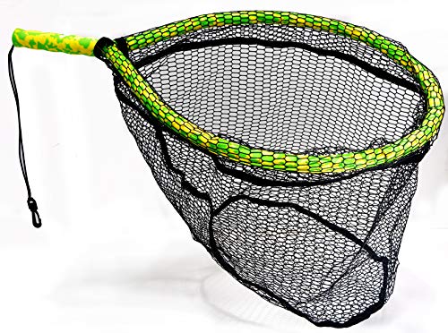 Inc. Generation 2 Floating Landing Net, Non-Snag for Wade, Fly & Kayak Fishing - color: Camo
