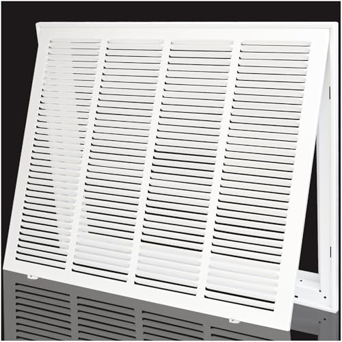 Return Air Filter Grille 20x16,Air Return Vent Cover Grill for 20"W x 16"H Duct Opening,Steel HVAC Vent Covers for Wall and Ceiling,Holds 1" Thick AC Filter - size: For 20"Wx16"H-Duct Opening