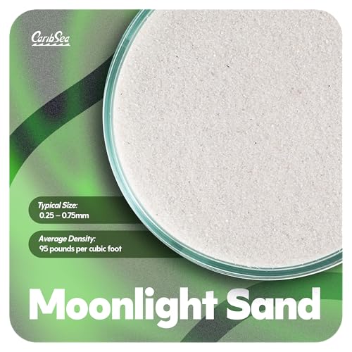 Carib Sea ACS05820 Super Natural Moonlight Sand for Aquarium, 5-Pound - size: 5lb (Pack of 1)