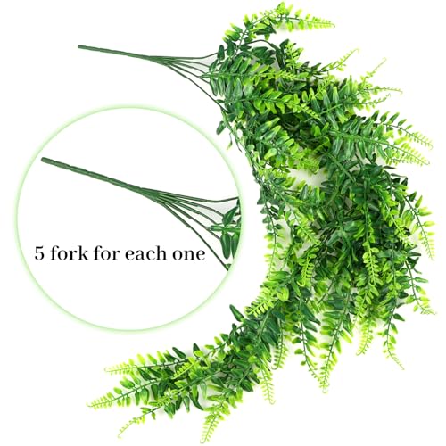 2 Pack Reptile Plants Terrarium Hanging Plant Artificial Leaves Reptile Hide with Suction Cup, Reptile Tank Accessories for Bearded Dragon Lizard Snake Geckos Chameleon