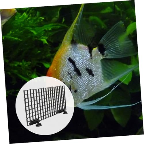 Cabilock Aquarium Fish Tank Divider Board 10pcs Black Plastic Grid Partition for Fish Tank Isolation and Bottom Filter Suitable for Breeding and Aquarium Separation