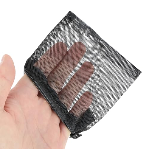 Tucnoeu 10Pcs Media Bags for Aquarium Fine Mesh Bag Aquarium Filter Media Bags with Plastic Zipper Suitable for Activated Carbon, Filter Stones, Ceramic Rings (4 x 4 inches) - size: 4 x 4 inches