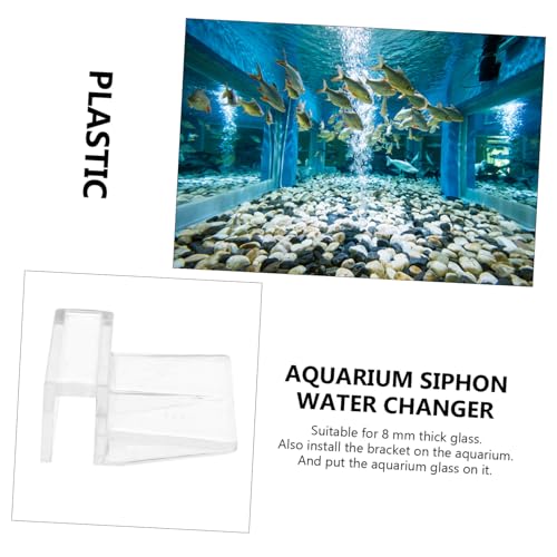 Happyyami Strong Support Holders for Aquariums 4pcs 8mm Plastic Clips Glass Cover