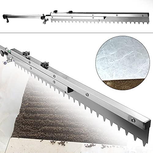 Tile Flat Ash Device, Floor Tile Leveler with Adjustment Knobs, Leveling Flat Sand Tiling Paving Tool, Retractable Gray Paving Tool for Large Wall Tiling Masonry