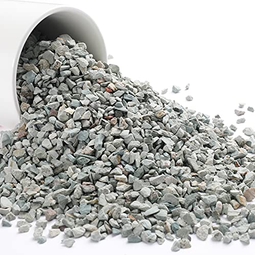 Boniosz 5lb Succulents and Cactus Green Zeolite, Décor & Additive Rocks, Natural Decorative Gravel for Bonsai, Fairy Gardening, DIY Projects, Vases Fillers, Terrarium - color: Green Zeolite, size: 5lb