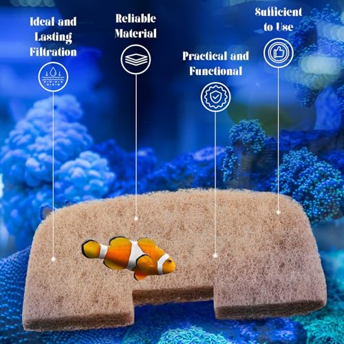 Threlaco 10 Pack Compatible with Fluval 106/206/107/207 Ammonia Remover Pads, Aquarium Canister Filter Media Replacement Pads for Fish Tank - color: 106/107/206/207 Ammonia Remover,