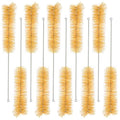 stonylab 10 Pack Tube Brushes, Bristle Test Tube Bottle Wash Cleaning Brushes with Radial Tufted End for Laboratory, Size M - size: Medium