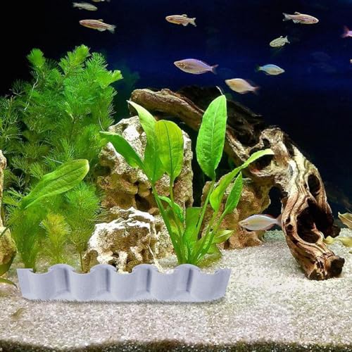 Fish Tank Fence - Aquarium Substrate Divider, Gravel Barrier Panel | Separation Grid for Tank Decoration, Underwater Landscaping Wall for Sand Isolation, Divider for Setup - color: A