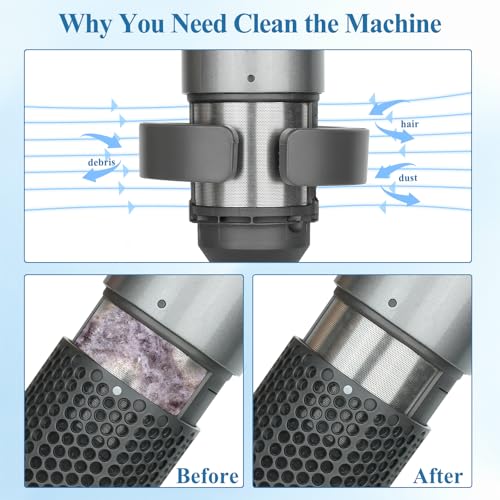 Filter Cleaning Brush for Dyson Airwrap, Filter Cleaning Brush Replacement Attachment Compatible with Aiwrap Styler HS01/05/08