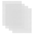 Caydo 4 Pieces 7 Count Plastic Canvas Sheets 10.5 x 13.5 Inch Plastic Mesh Sheet, Eye Mesh for Embroidery, Acrylic Yarn Crafting, Knit Crochet Projects and Make Dividers - color: Clear White - 4pcs